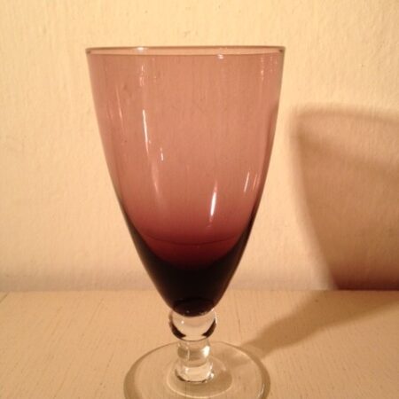 Carnaval glas sherry K8 amethist Kristalunie Maastricht 1956