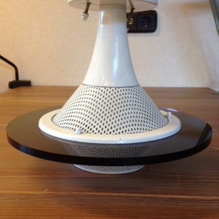 Vintage seventies space age plafondlamp Ufo model