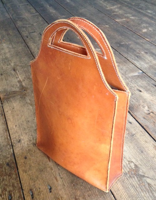 Eerlijke no-nonsense vintage lederen tas