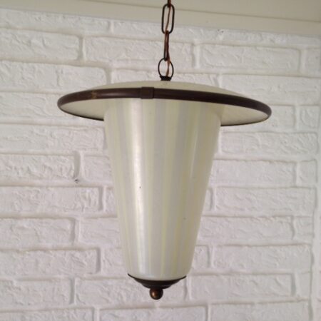 Vintage retro jaren 1950 lantaarn hanglamp