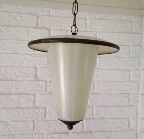 Vintage retro jaren 1950 lantaarn hanglamp