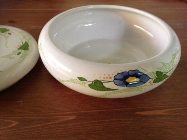 bonbondoos in art nouveau decor van Regina Gouda Holland voor Nic Sosef Naaldwijk - Afbeelding 3