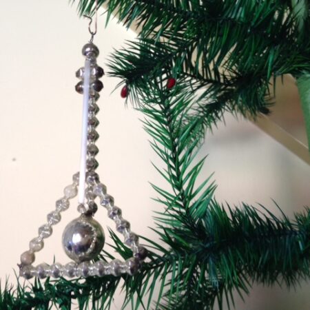 Citer van glas voor in de kerstboom 1925-1950