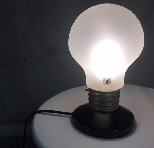 Vintage bulb lamp uit de jaren 1970