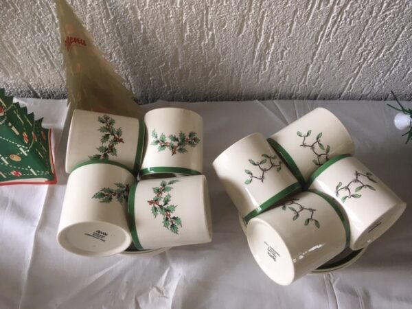 Spode England Christmas Tree espresso Kerst kop en schotel - Afbeelding 2