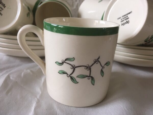 Spode England Christmas Tree espresso Kerst kop en schotel - Afbeelding 6