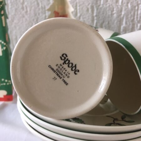 Spode England Christmas Tree espresso Kerst kop en schotel