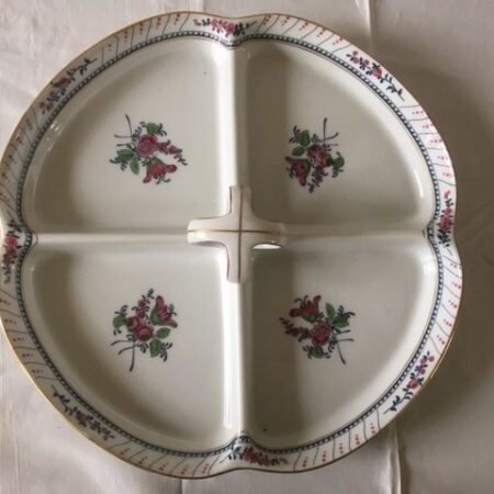 Antieke art-deco presenteerschaal voor tapas, zoet en zout van A. Lanternier Limoges
