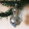 Antieke oude koffiepot van dun geblazen glas in zilver en wit 1e kwart 1900 - Afbeelding 6