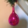Symbool van harmonie in huwelijk en liefde de luit van dun geblazen glas in hard roze 1e kwart 1900 - Afbeelding 4