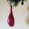 Symbool van harmonie in huwelijk en liefde de luit van dun geblazen glas in hard roze 1e kwart 1900 - Afbeelding 3