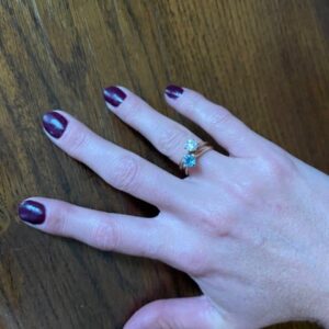 14kt. geelgouden solitair ring met briljant geslepen diamant van 0,65 ct. FG/VSI - Afbeelding 8
