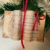 Oud, antiek boekje met Christmas songs voor in de kerstboom jaren 1950-1960