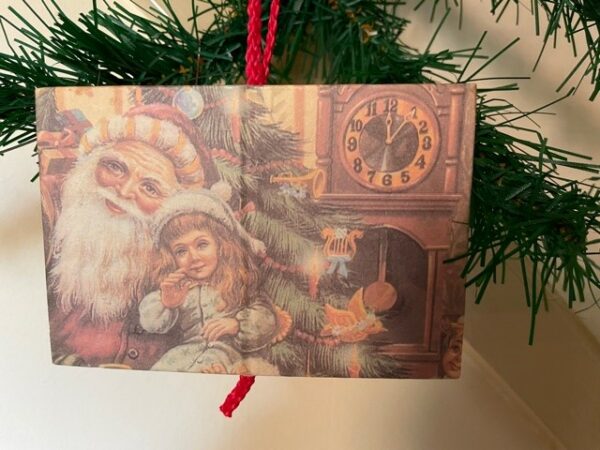 Oud, antiek boekje met Christmas songs voor in de kerstboom jaren 1950-1960 - Afbeelding 4