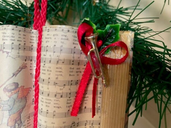 Oud, antiek boekje met Christmas songs voor in de kerstboom jaren 1950-1960 - Afbeelding 5