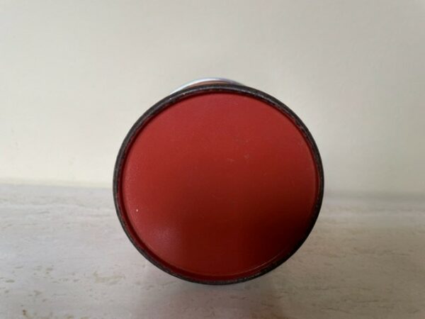 Rood gevlamd vintage emaille Brabantia kruiden busje voor peper - Afbeelding 5