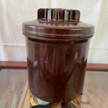 Flinke, gave, vintage pot van bakeliet jaren 1930-1940