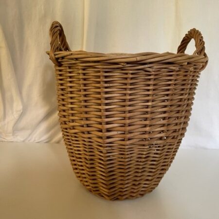 Brocante stofdoek mand 1e helft 1900
