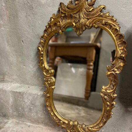 Grote goud vergulde rococo barok spiegel