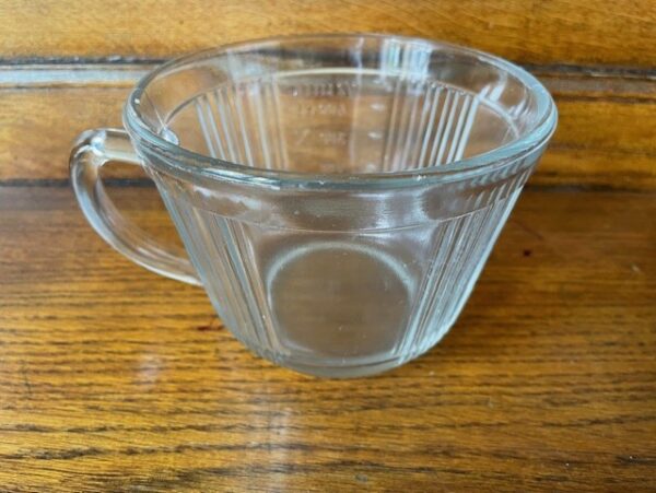 Vintage, retro 1/2 liter maatbeker helder persglas 1950 - Afbeelding 2