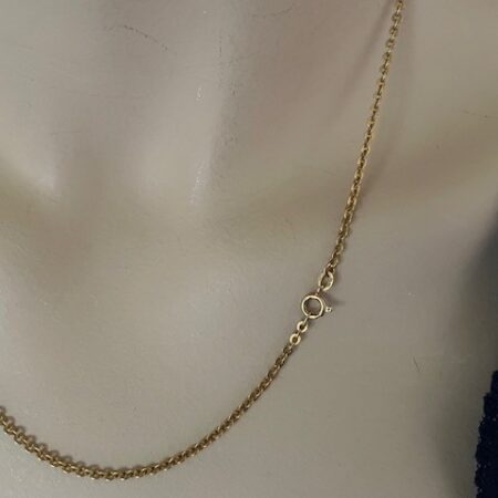 18 kt. rosegouden anker collier