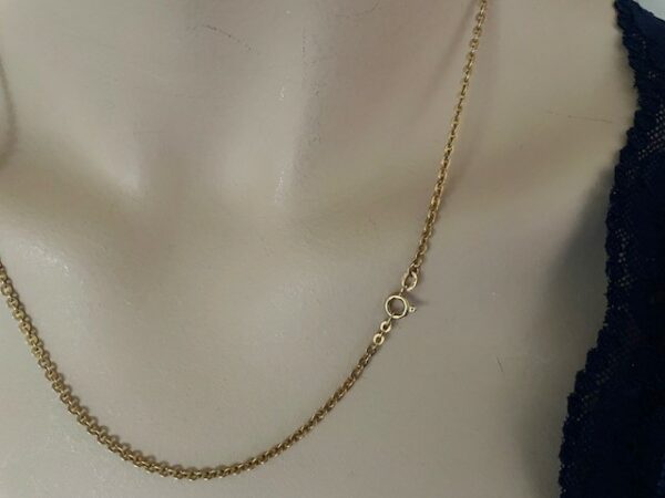 18 kt. rosegouden anker collier