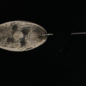 Art-deco zilveren broche met bloedkoraal van Fons Reggers 1925-1934 - Afbeelding 5