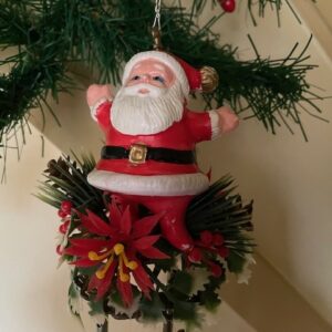 Retro plastic en messing Kerst dromenvanger of wind chimes 1950-1960 - Afbeelding 2