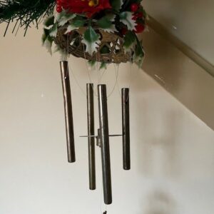 Retro plastic en messing Kerst dromenvanger of wind chimes 1950-1960 - Afbeelding 6