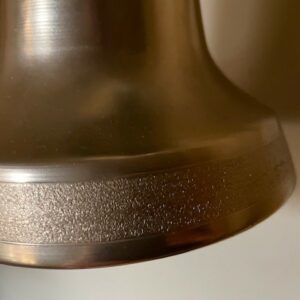 Retro oude gouden kerstklok een speeldoos in de originele doos Japan 1950-1960 - Afbeelding 9