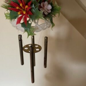 Oude antieke retro windgong of windchimes van early plastics 1950-1960 - Afbeelding 5