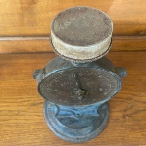 Oude antieke Salter's family scale weegschaal van gietijzer en messing begin 1900 - Afbeelding 4