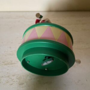 Retro, oude Kerst mechanische speeldoos met "Jingle bells" - Afbeelding 8