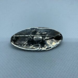 Art-deco zilveren broche met bloedkoraal van Fons Reggers 1925-1934 - Afbeelding 9
