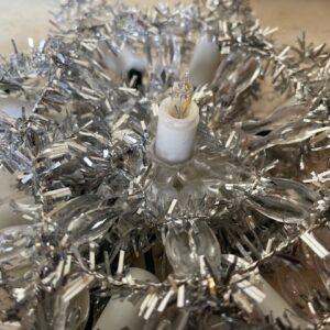 Oude retro Kerst ster piek met verlichting - Afbeelding 6