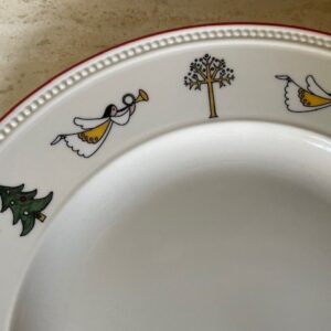 Groot nieuw diner bord van Wedgwood Windsor Christmas - Afbeelding 4
