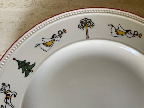 Groot nieuw diner bord van Wedgwood Windsor Christmas - Afbeelding 4