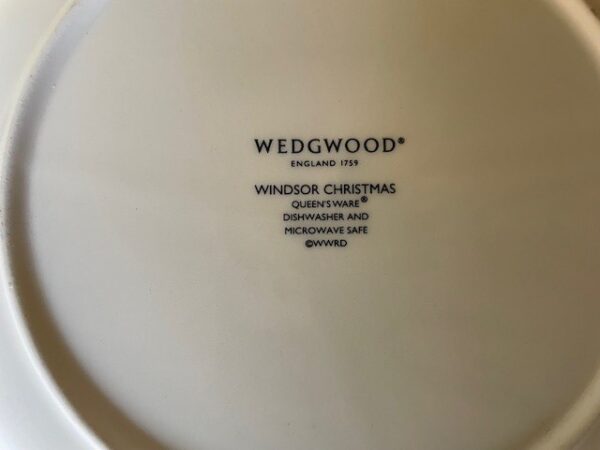 Groot nieuw diner bord van Wedgwood Windsor Christmas - Afbeelding 5