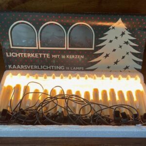 Doos met lichterkette of 16 kerstlampjes op klemmen - Afbeelding 2