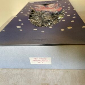 Doos met kerstslinger of garland in rood wit en blauw jaren 1960 - Afbeelding 3
