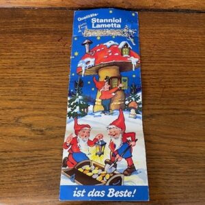 Verpakking Stanniol loodlametta met Kerst kabouters 28,6 gr.