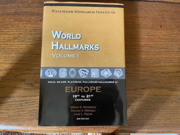 Boek World Hallmarks volume 1 Europe 19th to 21ste centuries nieuw