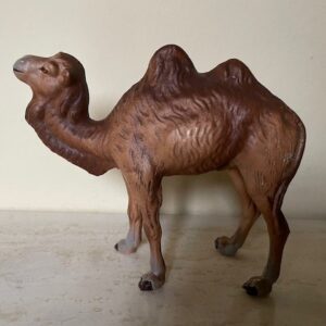 Oude eenzame kameel van masse composiet/papier mache 1e helft 1900