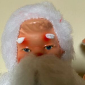 Oude witte Kerstman met candy mand laatste kwart 1900 - Afbeelding 2