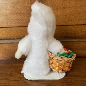 Oude witte Kerstman met candy mand laatste kwart 1900 - Afbeelding 4
