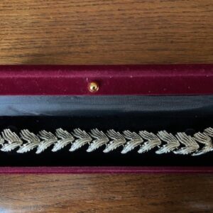 Cocktail armband van Judy Lee met blad en koordvormen 1960 - Afbeelding 5
