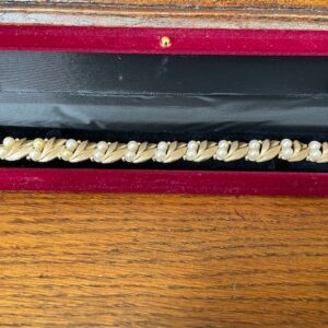 Trifari double armband met faux parels en mini rhinestones 1955 - Afbeelding 12