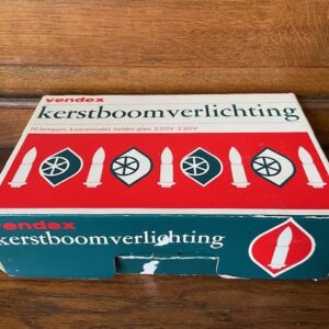 Doos van Vendex met kerstverlichting
