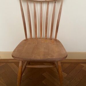 Mid century Zweedse berken design spijlenstoel van Äkerblom 1950